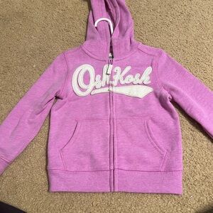 Osh kosh b’gosh lavender / pinkish purple hoodie with logo